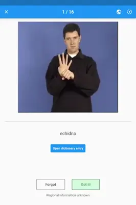 Auslan Dictionary android App screenshot 11